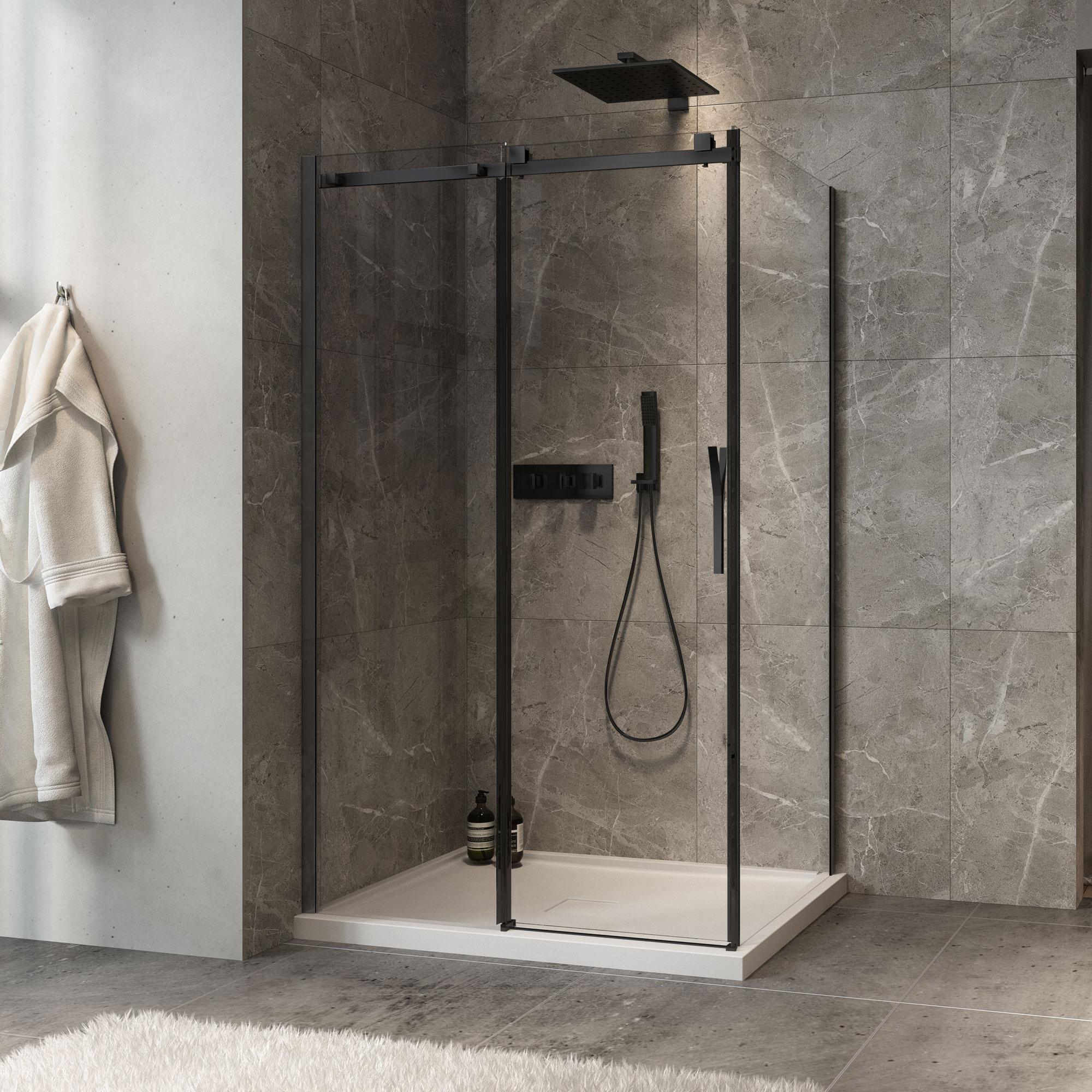 Shower Door 48 X 32 In A Corner Closing On Return Wall On The Left shower-door-48-x-32-in-a-corner-closing-on-return-wall-on-the-left
